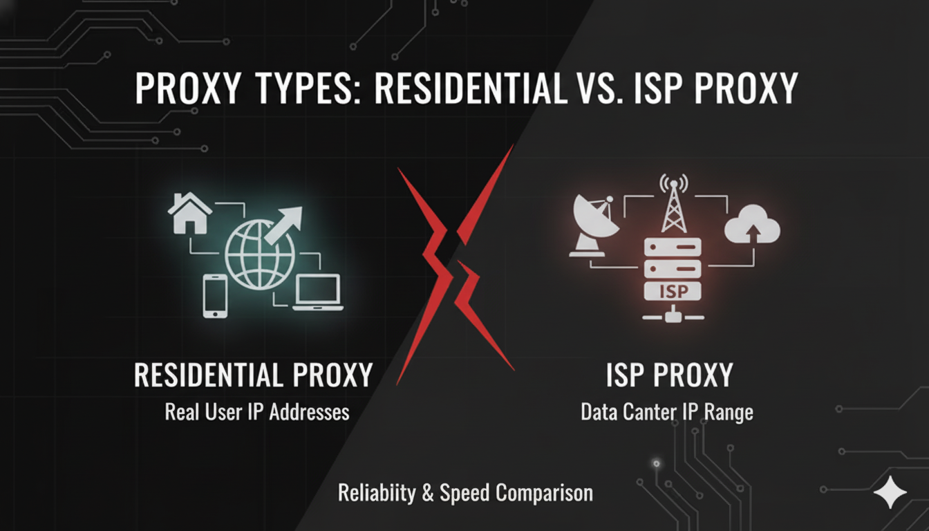 How to compare Residential and ISP proxies? A Comprehensive Comparison